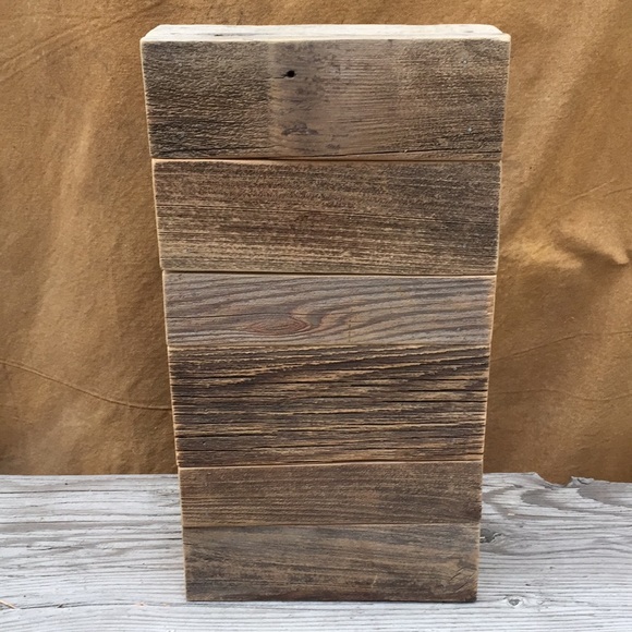 Handmade Rustic Barn Wood Essential Oil Shelf - Picture 8 of 9